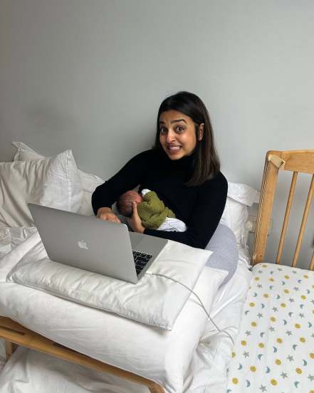 Radhika Apte with baby