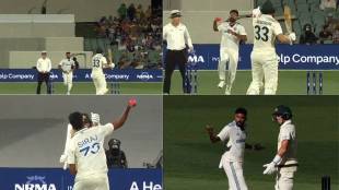 Mohammed Siraj Throws The Ball on Marnus Labuschagne in Anger IND vs AUS Adelaide Test Watch Video