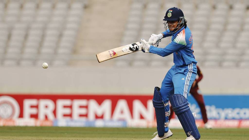 Smriti Mandhana World Record Most Runs in Calendar Year in Woman Cricket INDW vs WIW Smriti Mandhana World Record Most Runs in Calendar Year in Woman Cricket INDW vs WIW