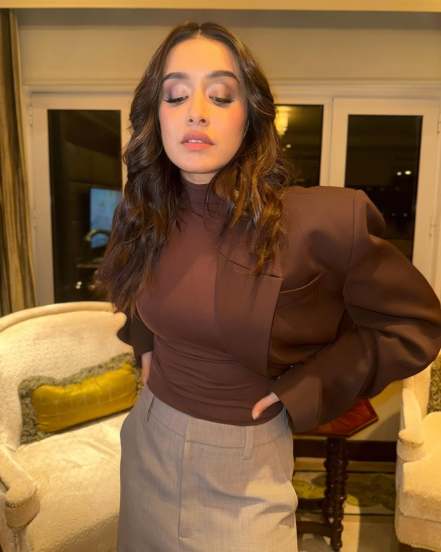 Bollywood superstar shraddha kapoor shares bold pictures in formals on social media