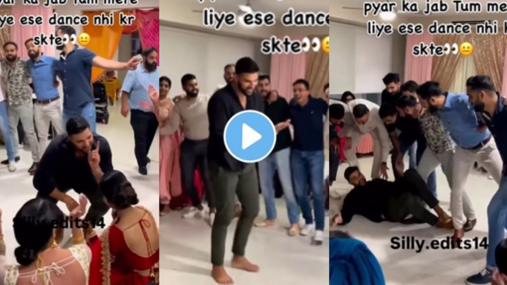 a husband expressing love for his wife in front of family a husband expressing love for his wife in front of family