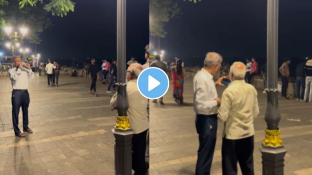 Old friends taking photos of each other has gone viral