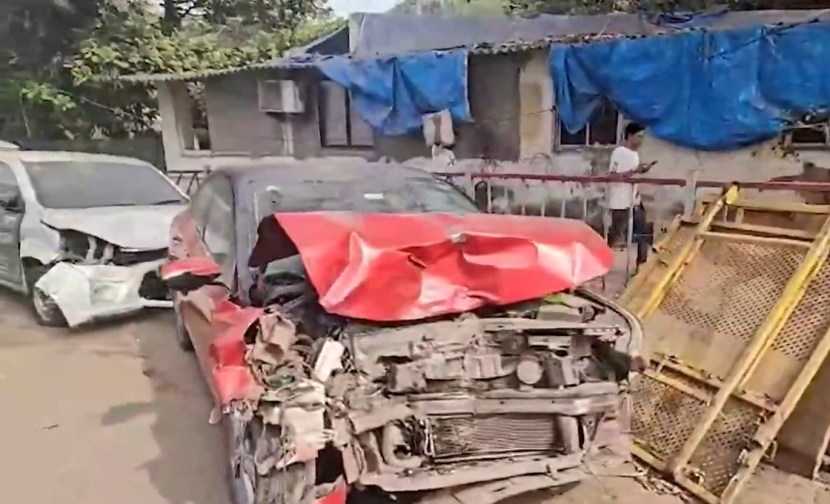 marathi actress Urmila Kothare Car Accident photos 
