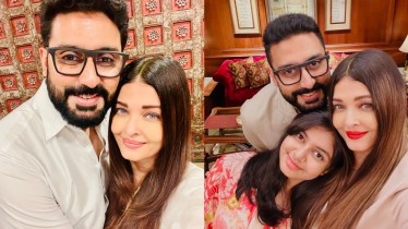 abhishek bachchan aishwarya rai with aaradhya