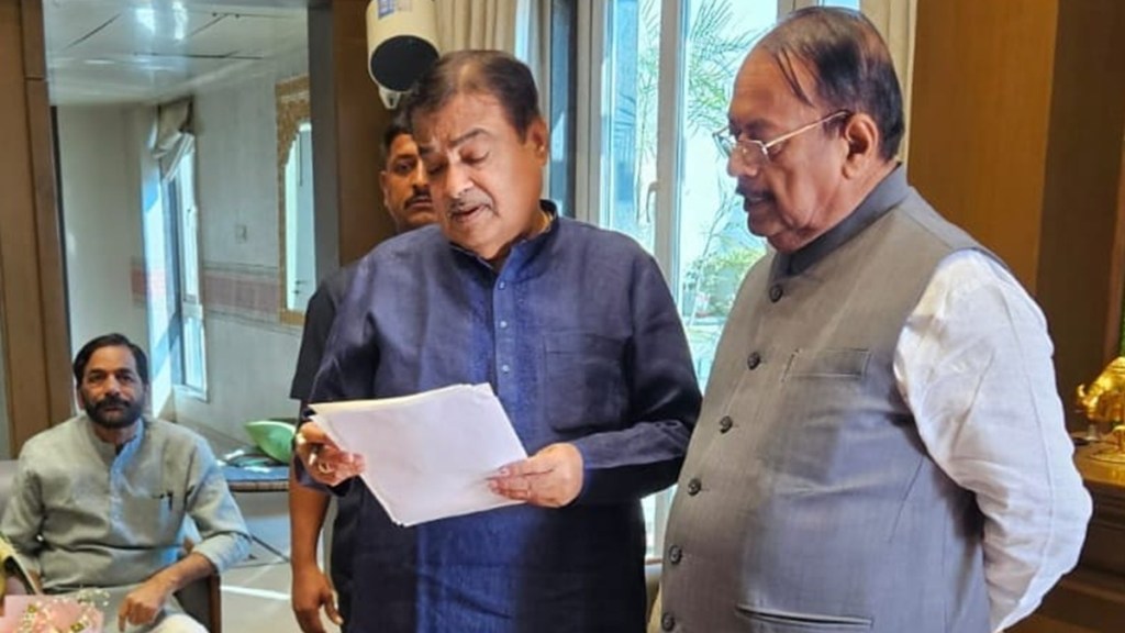 kisan kathore meet nitin gadkari