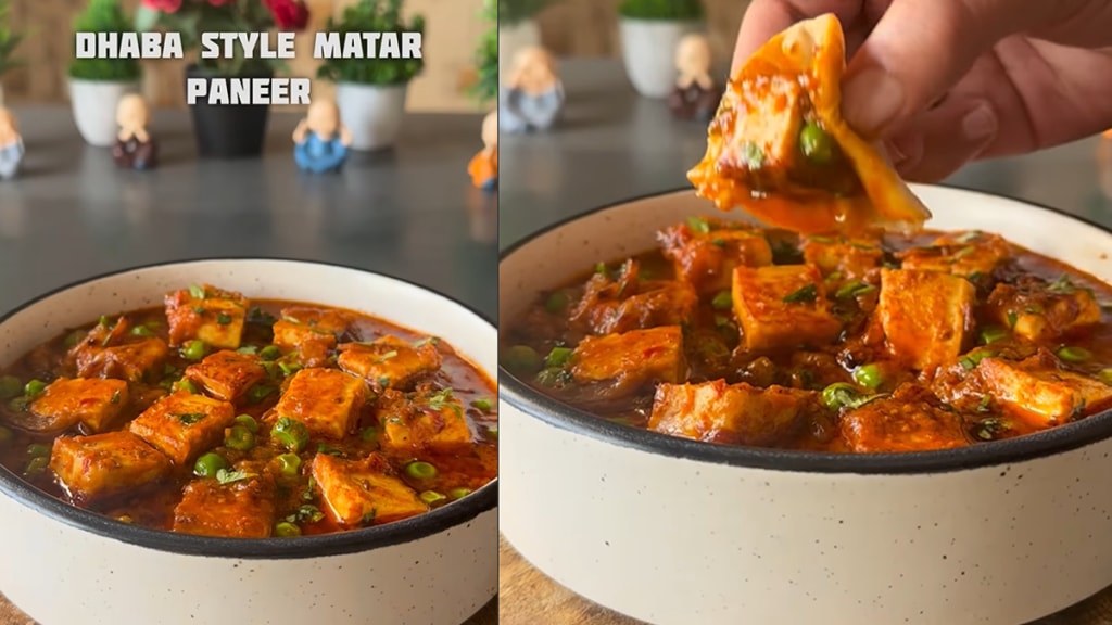 dhaba style matar paneer recipe dhaba style matar paneer recipe