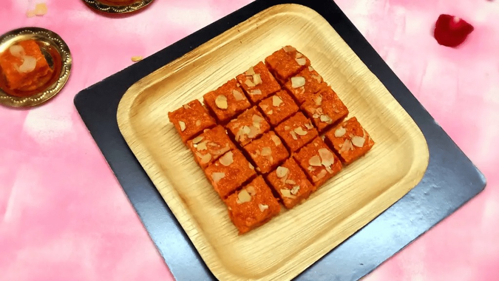 gajar burfi recipe gajar burfi recipe