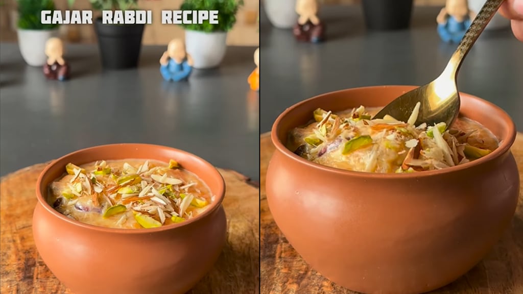 Gajar Rabdi Recipe, Gajar Rabdi Recipe,