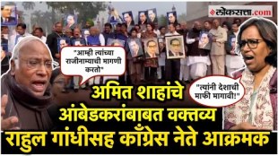 Congress protests outside Parliament demanding apology from Amit Shah