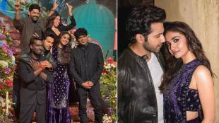 keerthy suresh at Kapil sharma show with varun Dhawan atlee