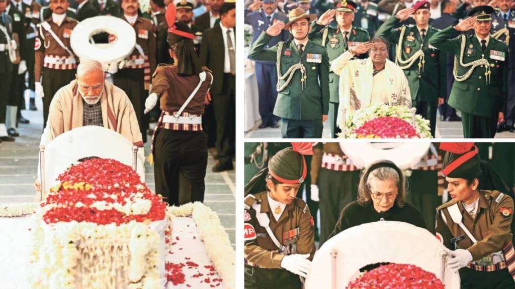 ex pm manmohan singh cremated with full state honours at nigambodh ghat ex pm manmohan singh cremated with full state honours at nigambodh ghat