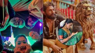 pushpa 2 the rule actresss rashmika mandanna shared bts photos from the film set
