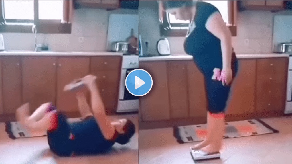 weight loss tips woman jugad for weight loss viral video on social media