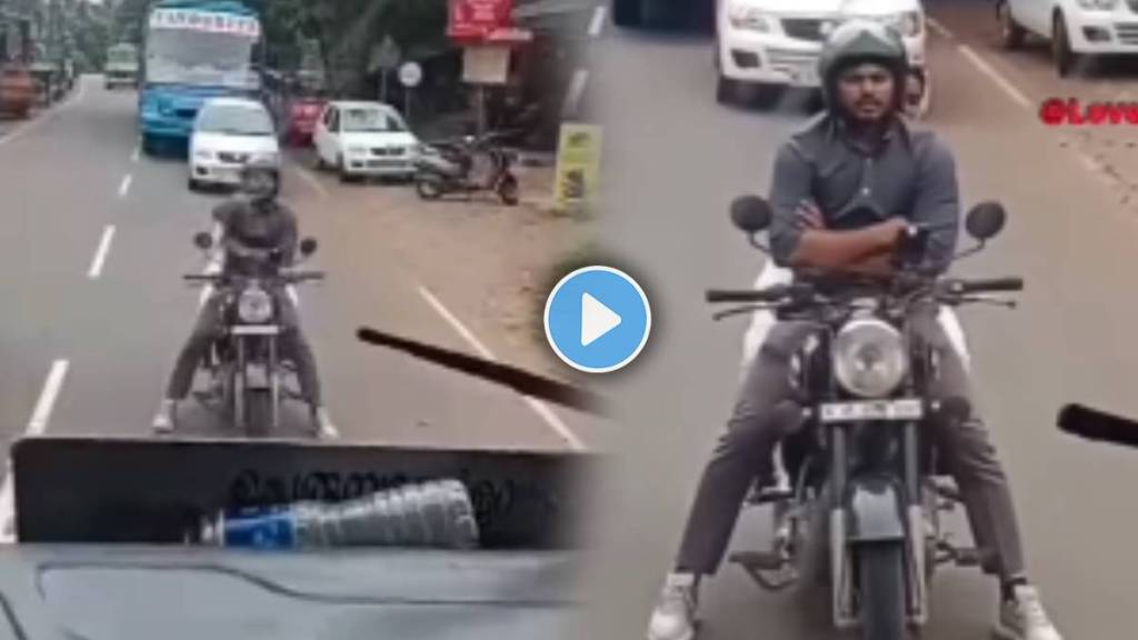 Bike Rider Teach Lesson To Bus Driver Bike Rider Teach Lesson To Bus Driver