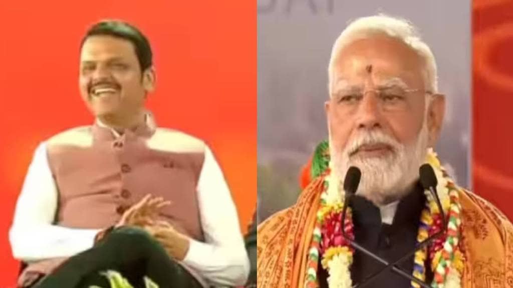 Devendra Fadnavis and PM Narendra Modi