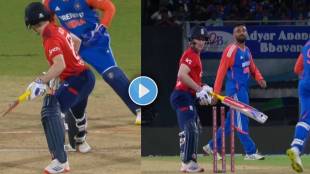 IND vs ENG Harry Brook Clean Bowled on Varun Chakravarthy in 2nd T20I Despite no Smog