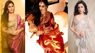 Manish Malhotra designed saree beauty beautifies the real beauty of actresses Manish Malhotra posts on social media