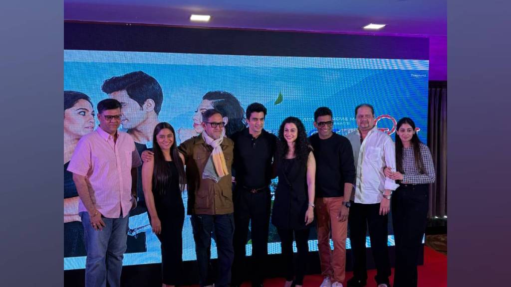 trailer launch ceremony of first marathi film Ek Radha Ek Meera shot in Slovenia held in mumbai on friday trailer launch ceremony of first marathi film Ek Radha Ek Meera shot in Slovenia held in mumbai on friday