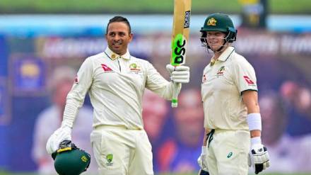 Usman Khawaja becomes first Australian to score a Test double century in Sri Lanka at Galle