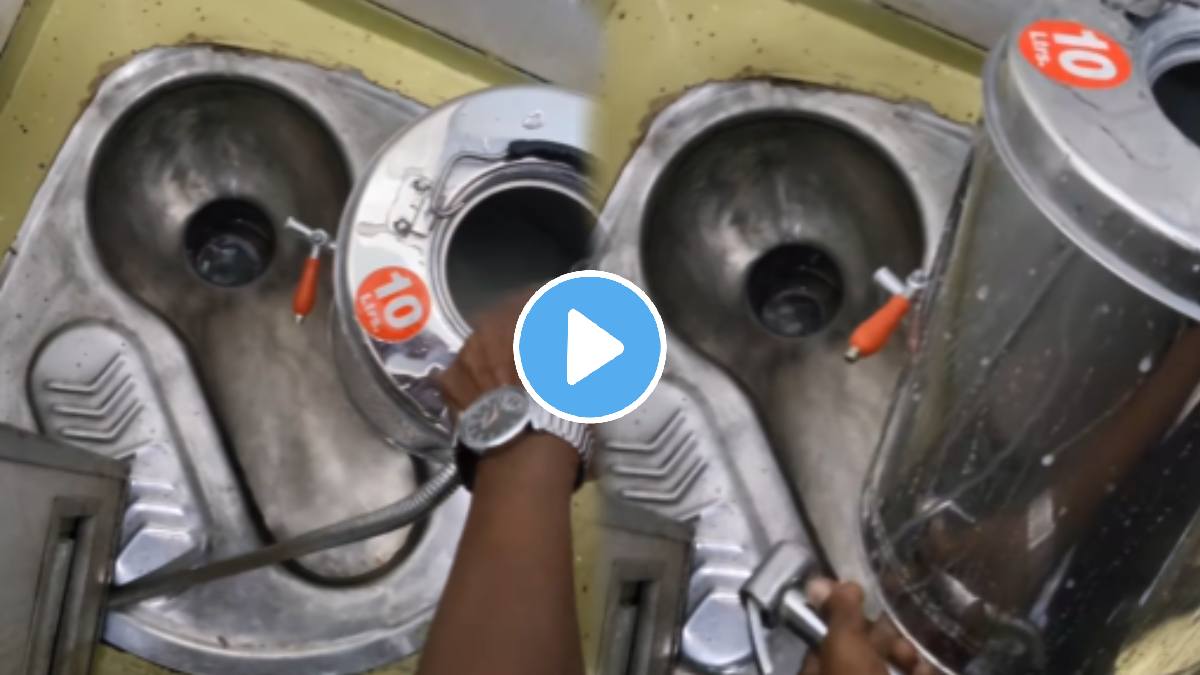 Disgusting dirty shocking video of tea making in train bathrooms water ...