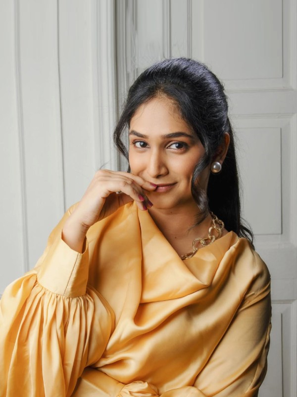 Priyadarshini Indalkar Golden Co-ord Set