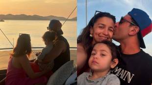 Ranbir Kapoor and alia bhatt new year 2025 photos with raha