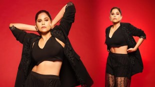 Sai Tamhankar Black Outfit New Look