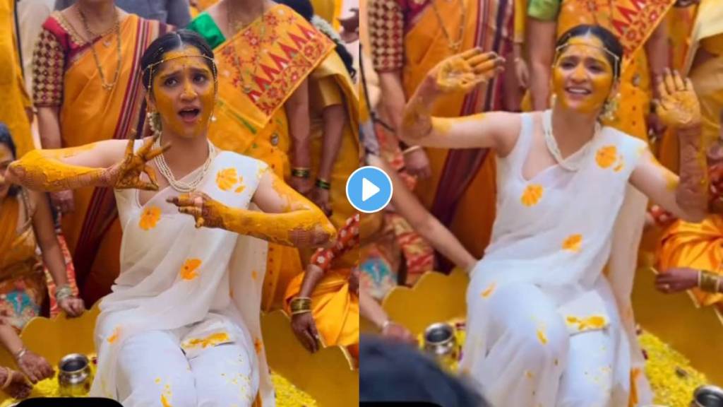Marathi actress Shivani Sonar Dance on Ajay Atul Song Bring it on Watch video Marathi actress Shivani Sonar Dance on Ajay Atul Song Bring it on Watch video