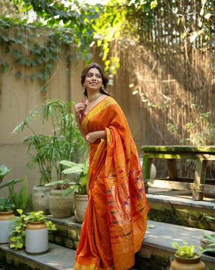 Rang Maza Vegala fame actress Anaghaa Atul shares pictures of her traditional look from shivani sonar wedding on social media