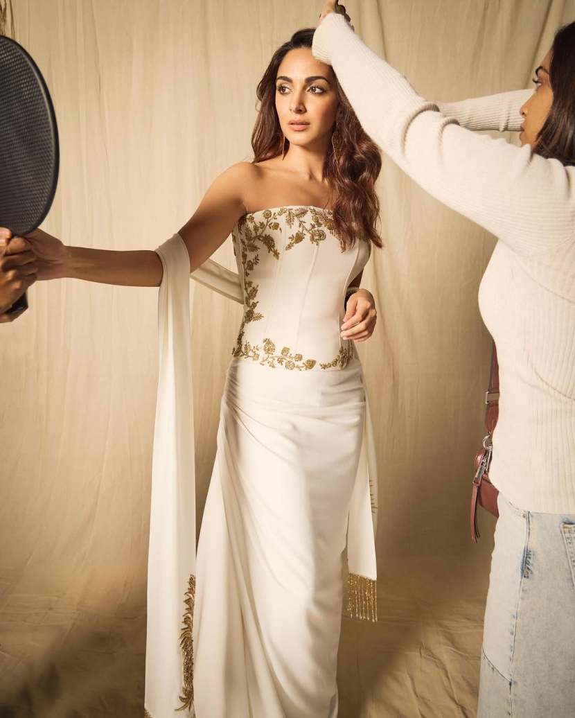 Kiara Advani shares alluring pictures in white dress on social media