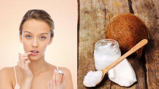 Coconut Oil using for lip care
