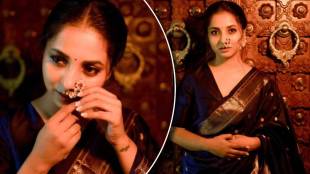 marathi actress sayali Sanjeev in paithani saree