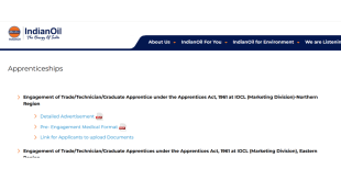 IOCL Apprentice Recruitment 2025: