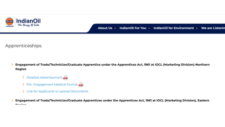 IOCL Apprentice Recruitment 2025: