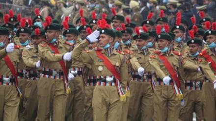 NCC honored Vice Chancellor Dr Vijay Phulari with Colonel Commandant title on Wednesday