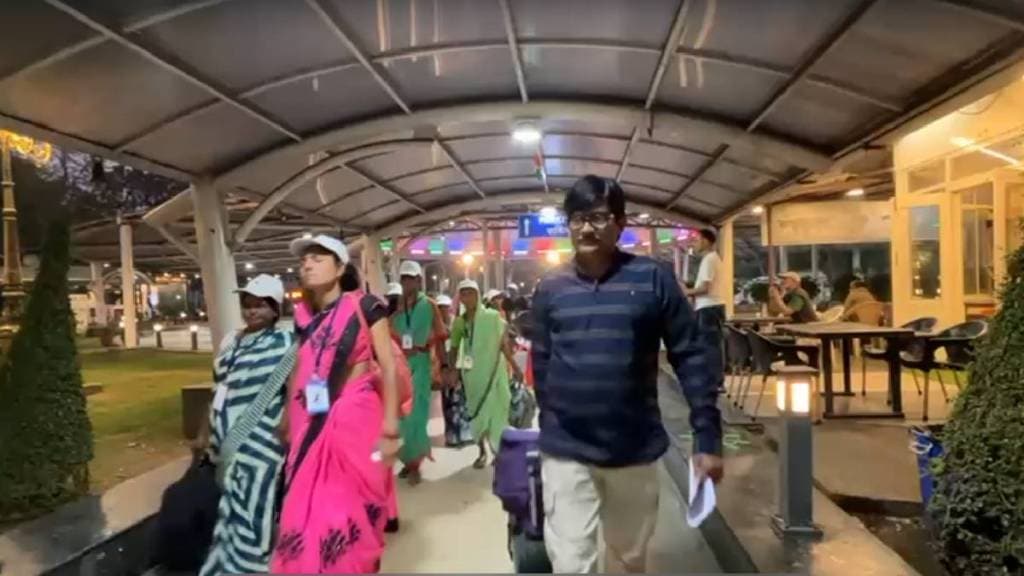 Domestic women workers after struggling with life are set to board an airplane for the first time