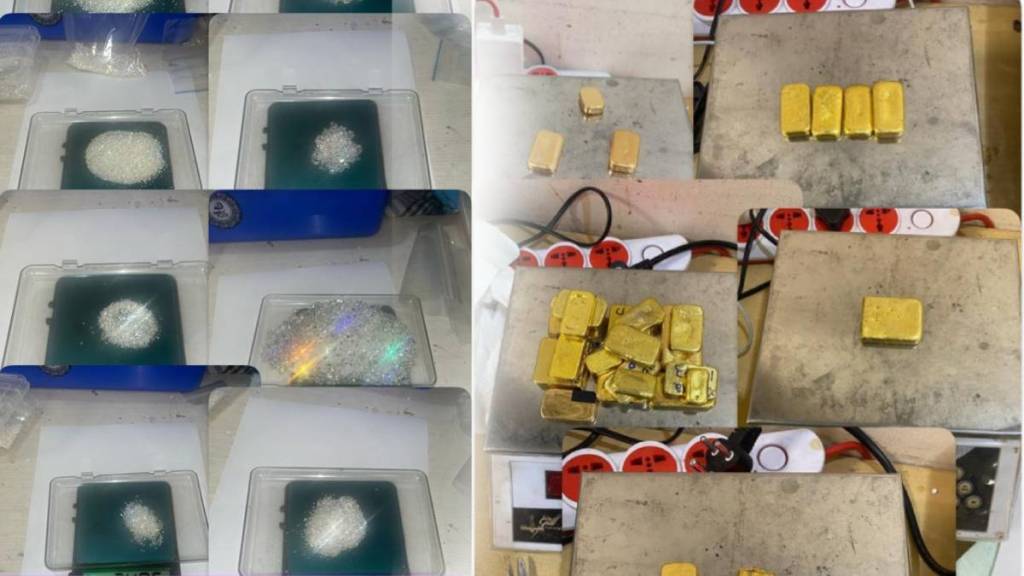 customs seized six kg gold and 2147 carat diamonds at mumbai airport worth Rs 1 25 crore customs seized six kg gold and 2147 carat diamonds at mumbai airport worth Rs 1 25 crore