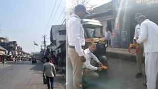 palghar hawkers Encroachment loksatta news