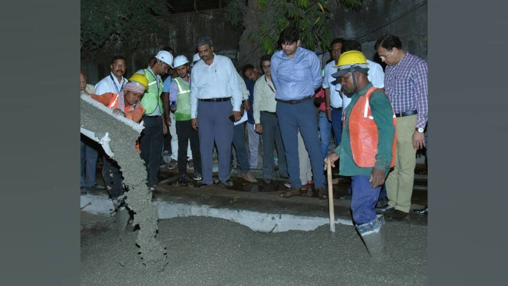 bmc aims to complete road concretization by May 31 before the monsoon bmc aims to complete road concretization by May 31 before the monsoon