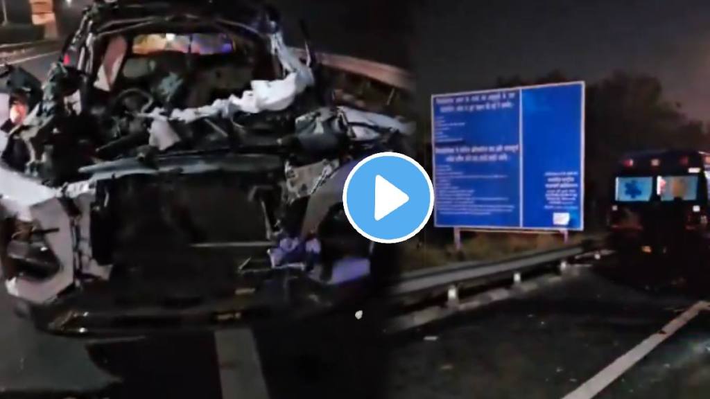 Shocking video Couple Dies, 2 Children Injured As Car Collides With Truck On Ahmedabad-Vadodara Expressway Shocking video Couple Dies, 2 Children Injured As Car Collides With Truck On Ahmedabad-Vadodara Expressway