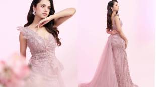 Nitanshi Goel wins an award for laapata ladies special look in pink gown