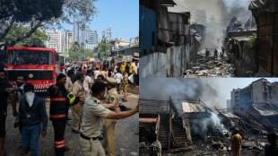 Fire at Oshiwara furniture market in jogeshwari mumbai see photos