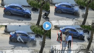 Reckless Speeding Leads To Brutal Bike-Car Collision In Lucknow
