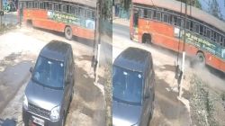वसई वज्रेश्वरी मार्गावर चालत्या एसटीचे चाक निखळले