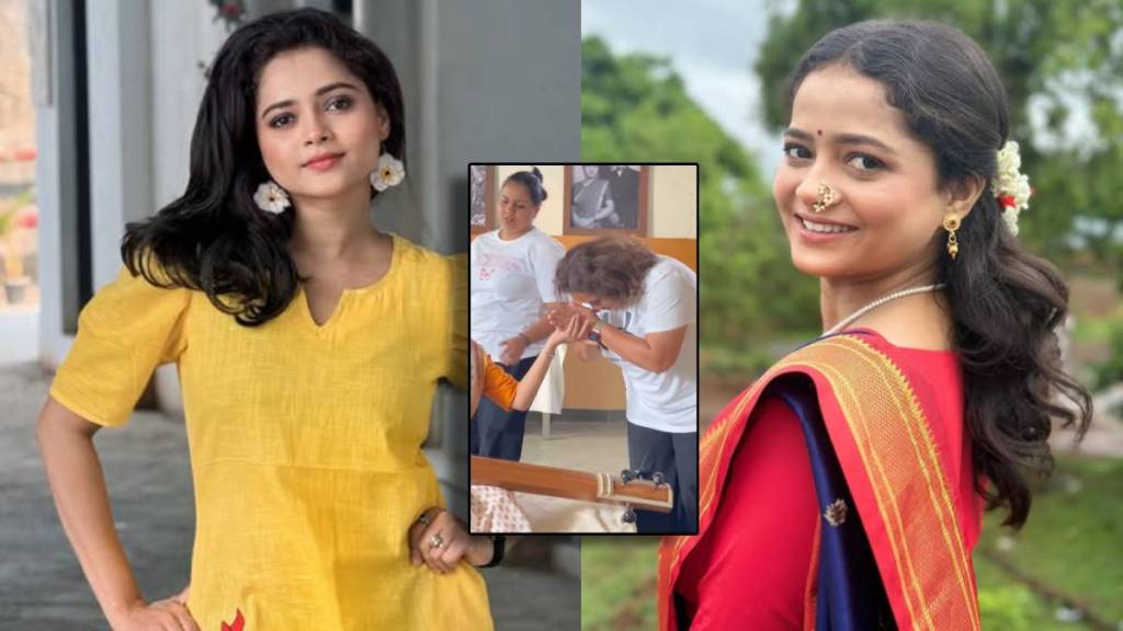 Maharashtrachi Hasyajatra fame shivali parab shares bts video of mangala movie Maharashtrachi Hasyajatra fame shivali parab shares bts video of mangala movie