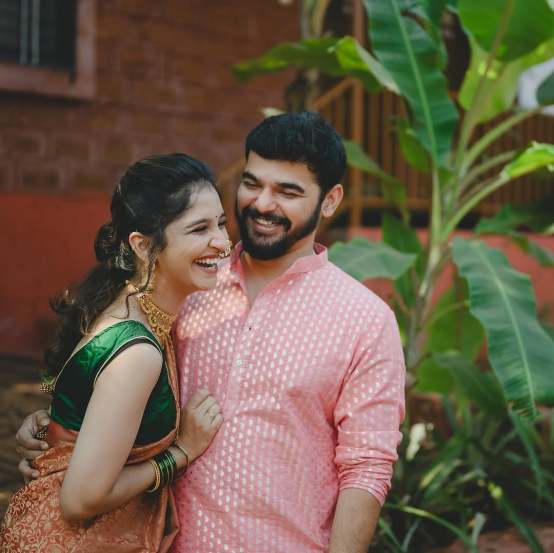 Shivani Sonar Ambar Ganpule Romantic Photoshoot