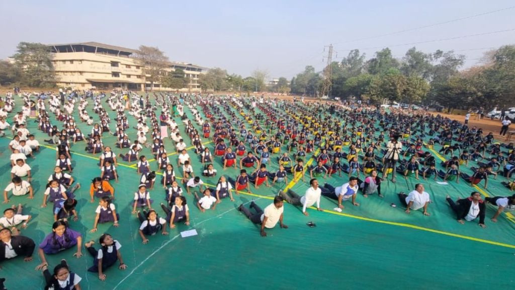 Lakhs of students perform Surya Namaskar Activities on occasion of Rath Saptami