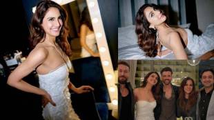 Vaani Kapoor, Vaani Kapoor in White one piece, war reunion