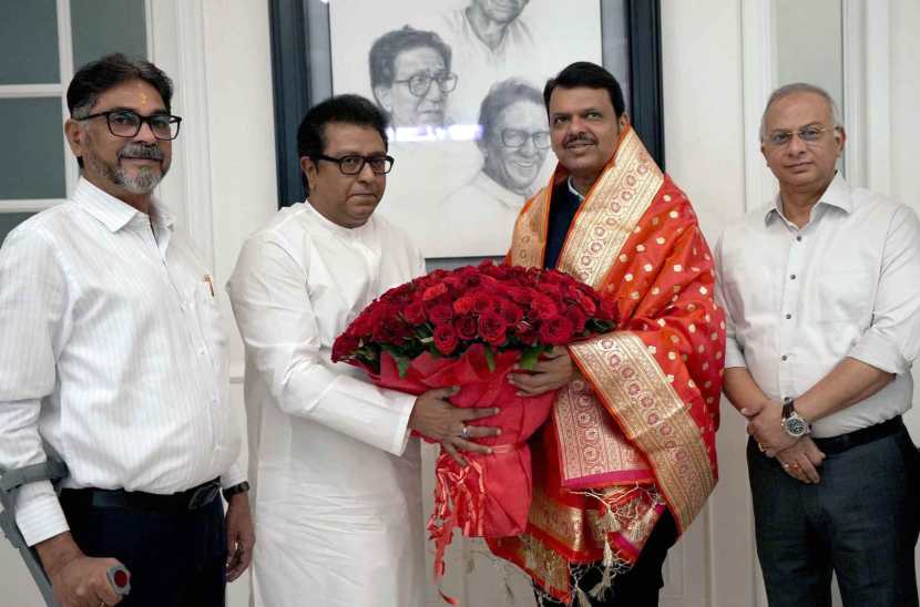 Devendra Fadnavis Raj Thackeray Meet