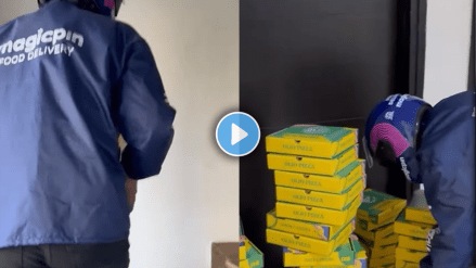 Ex girlfriend ordered 100 pizzas to ex boyfriend home on cash on delivery option to take revenge viral video Ex girlfriend ordered 100 pizzas to ex boyfriend home on cash on delivery option to take revenge viral video